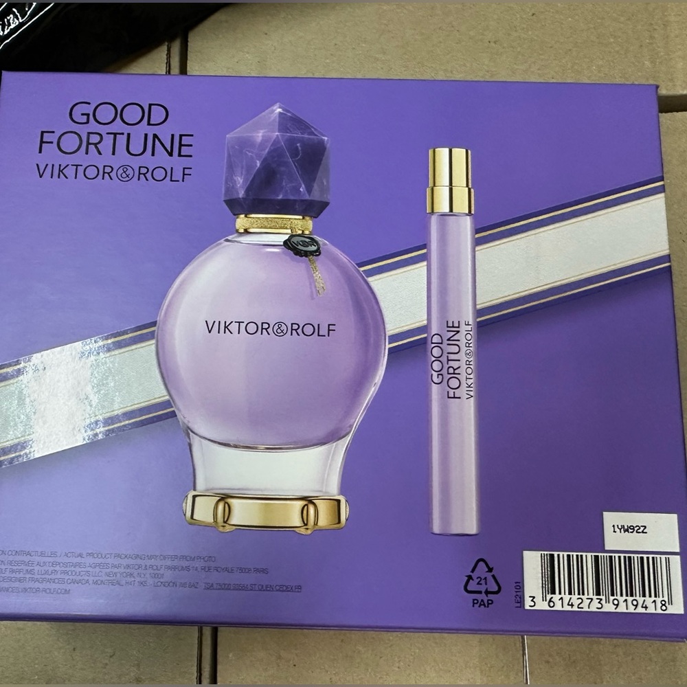 VIKTOR & ROLF GOOD FORTUNE 2 PIECE GIFT SET (BRAND NEW IN BOX, NEVER USED) - Picture 3 of 3